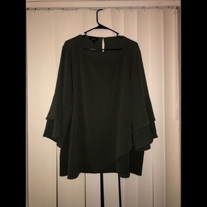 Dark green blouse